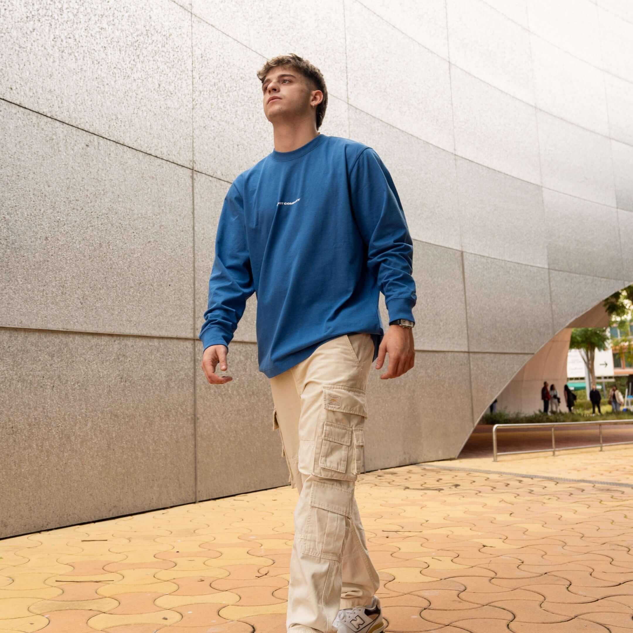 LONG SLEEVE CULTURE BLUE ROOT